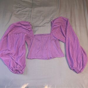 Urban Outfitters Puff Sleeve Claudia Top